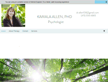 Tablet Screenshot of kamalaallen.com